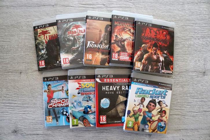 Lot de 9 jeux PS3, Games en Spelcomputers, Games | Sony PlayStation 3, Gebruikt, Avontuur en Actie, Ophalen of Verzenden