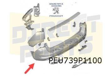 Peugeot 5008 (6/17-1/21) achterbumper (Te spuiten) (Bij PDC) beschikbaar voor biedingen