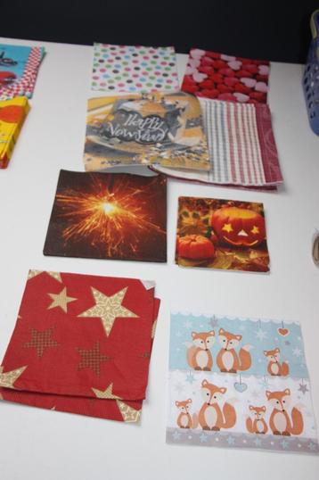 Servietten voor scrapping scrapbooking beschikbaar voor biedingen