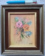 Vintage Klassiek schilderijtje MVC (14 cm op 11 cm), Envoi