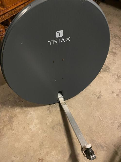 Triax schotelantenne, TV, Hi-fi & Vidéo, Antennes paroboliques, Comme neuf, Antenne (parabolique), Autres marques, Enlèvement