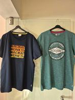 JACK & JONES 2 t shirts, Vêtements | Hommes, T-shirts, Enlèvement ou Envoi, Comme neuf, Taille 56/58 (XL)