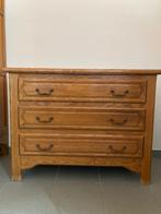 Ladenkast, 3 laden, massief beukenhout, 3 ou 4 tiroirs, 25 à 50 cm, Moins de 100 cm, Comme neuf