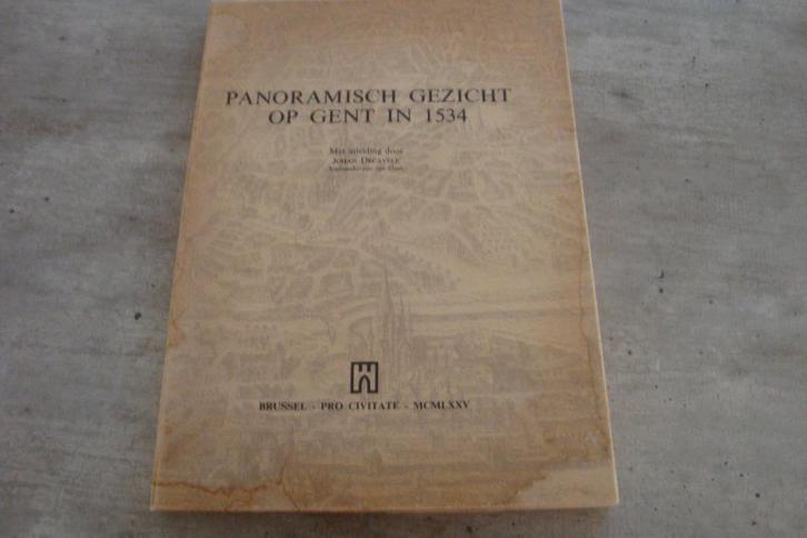 PANORAMISCH GEZICHT OP GENT IN 1534, Boeken, Geschiedenis | Stad en Regio, Gelezen, Ophalen of Verzenden