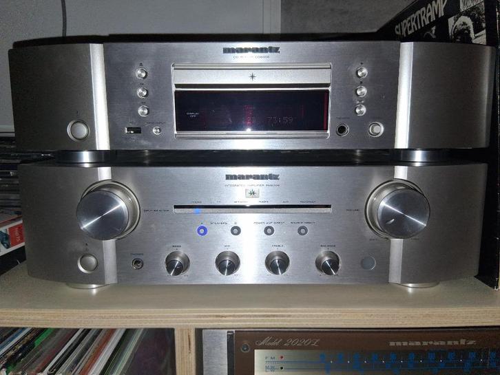 Marantz PM8006 en Marantz CD6006, TV, Hi-fi & Vidéo, Amplificateurs & Ampli-syntoniseurs, Comme neuf, Stéréo, 60 à 120 watts, Marantz