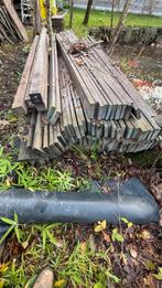 Hardhouten planken en palen, Tuin en Terras, Palen, Balken en Planken, Ophalen, Planken, Zo goed als nieuw, Hardhout