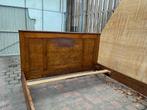 Eiken “Twijfelaar”., Huis en Inrichting, Slaapkamer | Bedden, Ophalen, Gebruikt, 140 cm, Twijfelaar