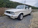 VW Golf 1 cabrio oldtimer uit 1987, Auto's, Cabriolet, Wit, Handgeschakeld, Particulier