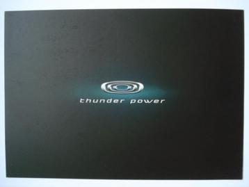 Thunder Power EV/TP 2015 Brochure Catalogue Prospekt beschikbaar voor biedingen