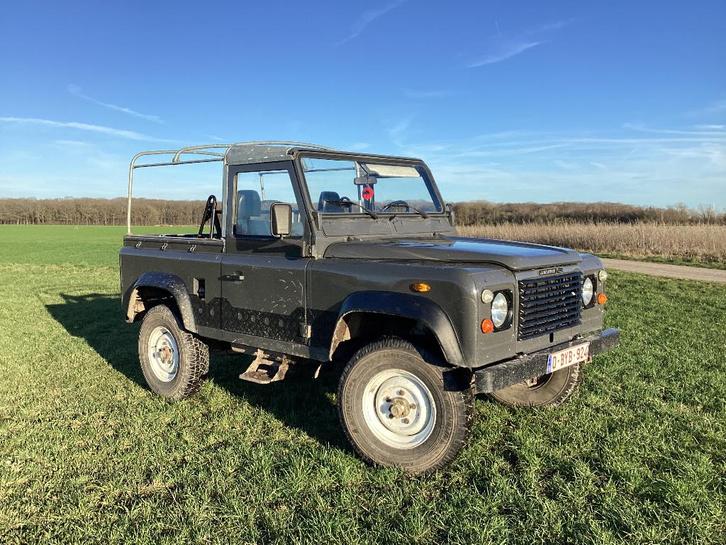 Land rover Defender 90, Auto's, Land Rover, Particulier, Defender, Diesel, Cabriolet, Zilver of Grijs, Vierwielaandrijving