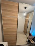 Twee kledingkasten met schuifdeuren en spiegel, Huis en Inrichting, Kasten | Kleerkasten, Ophalen, 100 tot 150 cm, 200 cm of meer