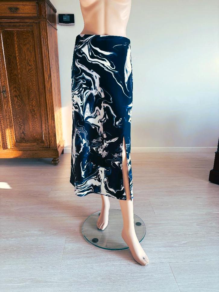 Rut&Circle Statement halflange rok - eyecatcher - M, Kleding | Dames, Rokken, Nieuw, Maat 38/40 (M), Blauw, Onder de knie, Ophalen of Verzenden