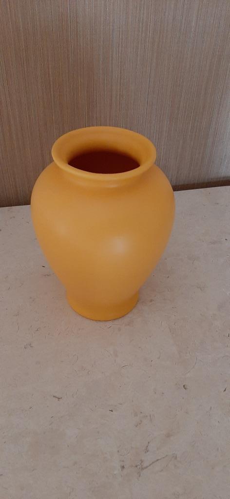 Vase jaune, Maison & Meubles, Moins de 50 cm, Poterie ou Porcelaine, Utilisé, Jaune