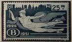 Nr. TR330. 1951. MH*. Verjaardag NMBS. OBP: 13,00 euro., Postzegels en Munten, Postzegels | Europa | België, Spoor van plakker