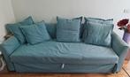 IKEA HOLMSUND 3-zits slaapbank met opbergruimte – Lichtblauw, Huis en Inrichting, Slaapkamer | Slaapbanken, Ophalen, Blauw, Tweepersoons