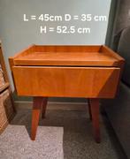 Nachtkastje vintage (origineel), Huis en Inrichting, Slaapkamer | Nachtkastjes, Ophalen