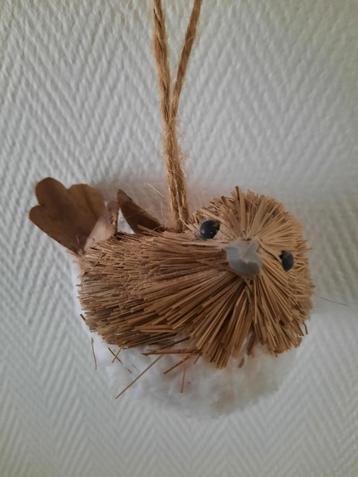 Kerst - 4 kerstboomhangers vogel beschikbaar voor biedingen