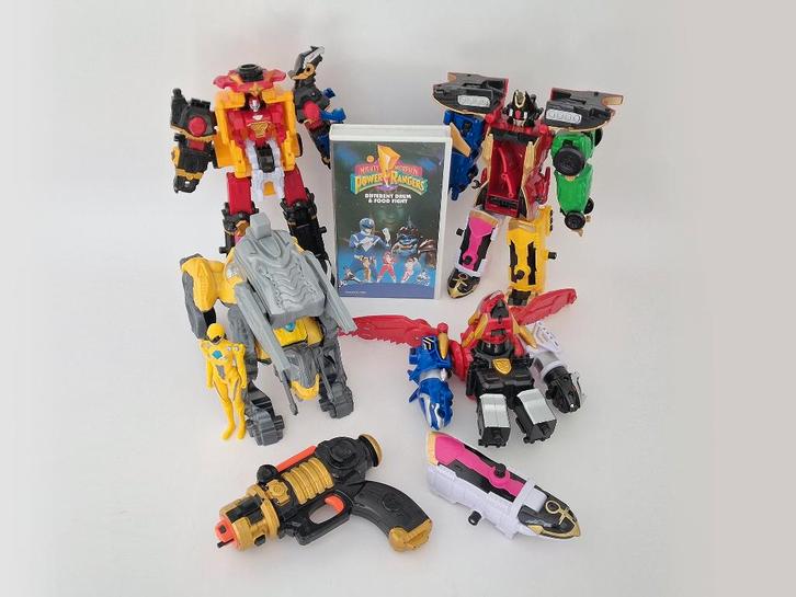 Power Rangers set, Verzamelen, Speelgoed, Gebruikt, Ophalen of Verzenden