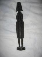 petite statue en bois femme 35cm H, Enlèvement ou Envoi