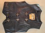 Leder vestje met Harley Davidson patch, Kleding | Dames, Nieuw, Maat 38/40 (M), Rock eagle, Zwart