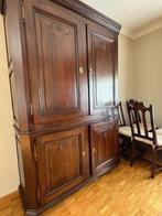 Eetkamer : kast - tafel en 6 stoelen, Huis en Inrichting, Complete eetkamers, Ophalen, Zo goed als nieuw, Klassiek, 4 tot 6 stoelen