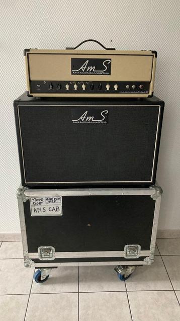 AMS versterker + cabinet (incl. flightcases) beschikbaar voor biedingen