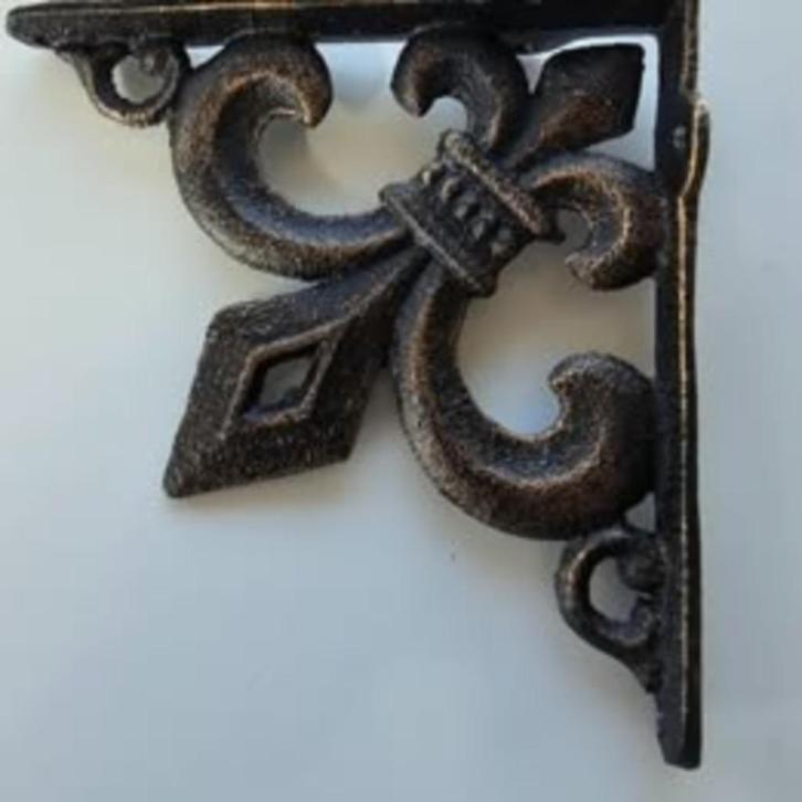 plankendrager in gietijzer Brons, Huis en Inrichting, Woonaccessoires | Wandplanken en Boekenplanken, Nieuw, Ophalen of Verzenden