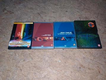 4 Star Trek Special Edition dvd's