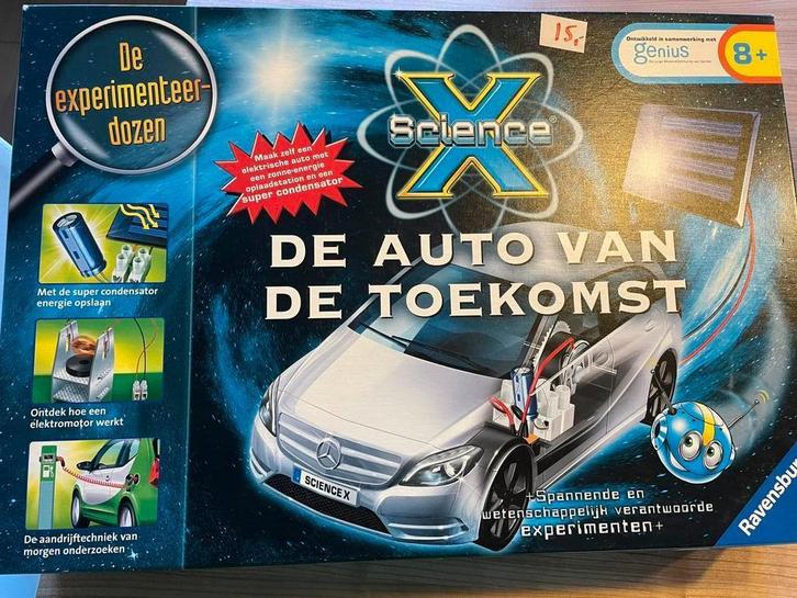 De auto van de toekomst Ravensburger ScienceX, Kinderen en Baby's, Speelgoed | Educatief en Creatief, Zo goed als nieuw, Bouwen