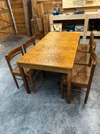 Vintage tafel en stoelen, Enlèvement, Utilisé