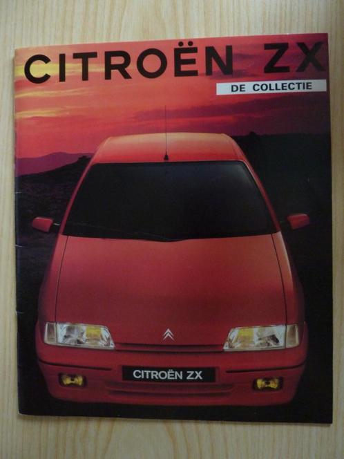 1991 Citroën ZX – 2 brochures et liste de prix – en NL, Collections, Marques automobiles, Motos & Formules 1, Comme neuf, Voitures