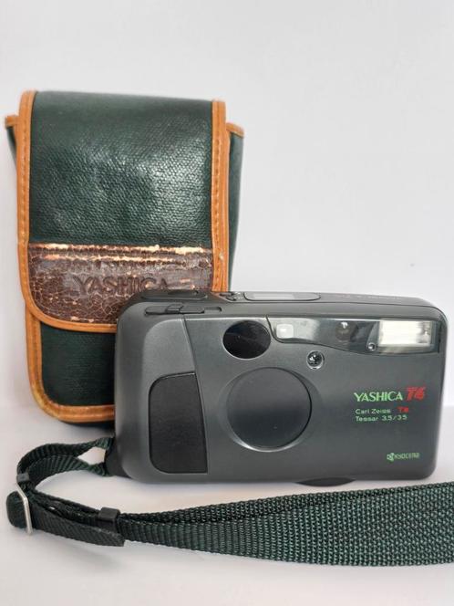 Yashica T4 Safari, Audio, Tv en Foto, Fotocamera's Analoog, Zo goed als nieuw, Ophalen of Verzenden