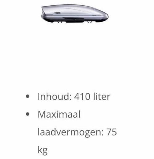 Te huur : dakkoffer THULE MOTION 200, Auto diversen, Dakkoffers, Zo goed als nieuw, Ophalen