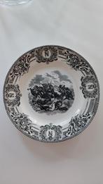 Antiek Boch Frères Napoleon-bord – "Combat de Benhout" ⁷, Ophalen
