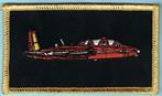 Belgian nametag Fouga Magister ( B35 ), Ophalen of Verzenden, Luchtmacht, Embleem of Badge