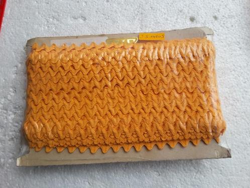 14 mm zigzag serpentijnlint zalmoranje katoen GS1250S, Hobby en Vrije tijd, Naaien en Fournituren, Nieuw, Ophalen of Verzenden