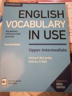 English vocabulary in use - upper-intermediate, Livres, Livres d'étude & Cours, Enlèvement ou Envoi, Comme neuf, Enseignement supérieur