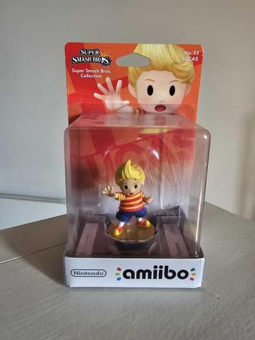 Amiibo Lucas No. 53 - Super Smash Bros - New & Sealed beschikbaar voor biedingen
