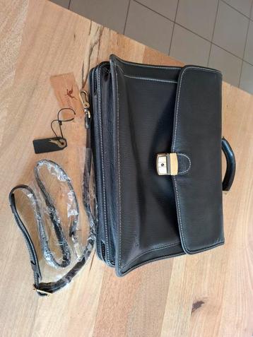 Ritelle heren tas leder, met schouderriem! beschikbaar voor biedingen