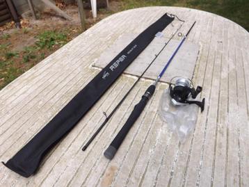 een nieuwe spinhengel van TUBERTINI met nieuwe molen op  beschikbaar voor biedingen