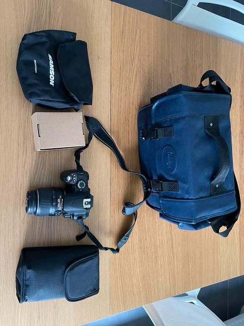 Nikon D40x camera + Batterij + Tas + Flitser, Audio, Tv en Foto, Fotografie | Onderwatercamera's, Zo goed als nieuw, Complete set