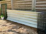 Golfplaat wit metaal 350 x 110 cm, Ophalen