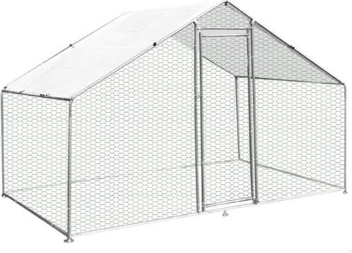 Kippenren 3x2m metaal met cover, Dieren en Toebehoren, Pluimvee | Toebehoren, Nieuw, Kippenhok of Kippenren, Ophalen of Verzenden