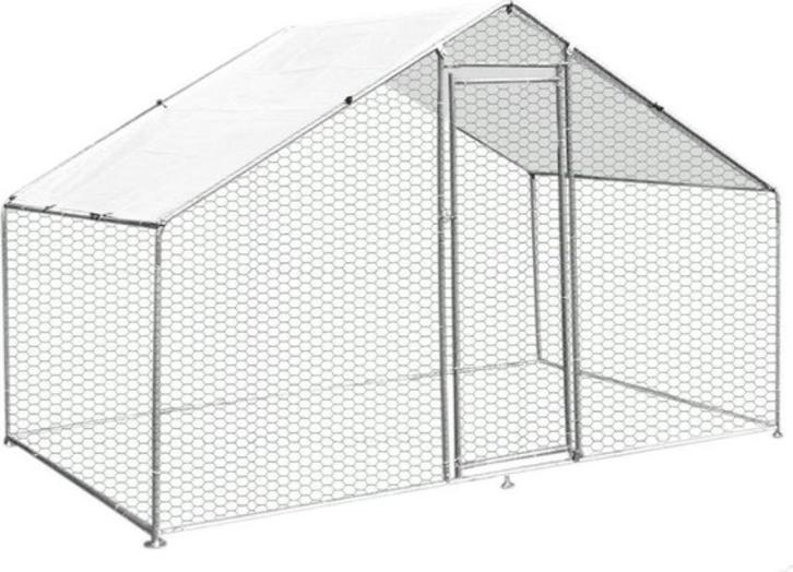 Kippenren metaal met cover verschillende maten, Dieren en Toebehoren, Pluimvee | Toebehoren, Nieuw, Kippenhok of Kippenren, Ophalen