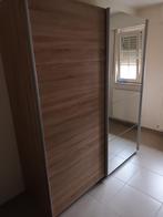 slaapkamer kleerkast met schuifdeuren en spiegel, Huis en Inrichting, Slaapkamer | Complete slaapkamers, Ophalen, Zo goed als nieuw