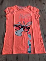 Oranje t-shirt, Lola Liza, maat 146-152, Comme neuf, Fille, Lola Liza, Chemise ou À manches longues