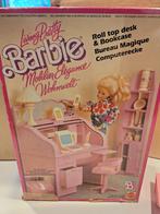 Barbie bureau roll topdesk met bookcase, Utilisé, Enlèvement ou Envoi