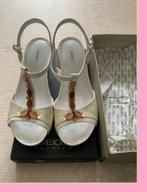 Geox - Sleehakken wit (maat 38), Kleding | Dames, Schoenen, Geox, Beige, Nieuw, Sandalen of Muiltjes