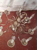 Luster  in  tin te verkrijgen, Huis en Inrichting, Lampen | Kroonluchters, Ophalen, Zo goed als nieuw