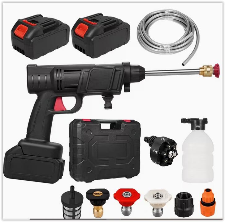 1 SET Pistolet à eau haute pression avec buse multifonctio, Tuin en Terras, Hogedrukreinigers, Nieuw, Accu, Met regelbare waterdruk